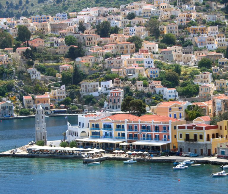 Manos Going SYMI Panoramic View